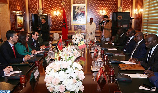 Le ministre des affaires étrangères Sénégalais reçu par la présidente de la chambre des conseillers