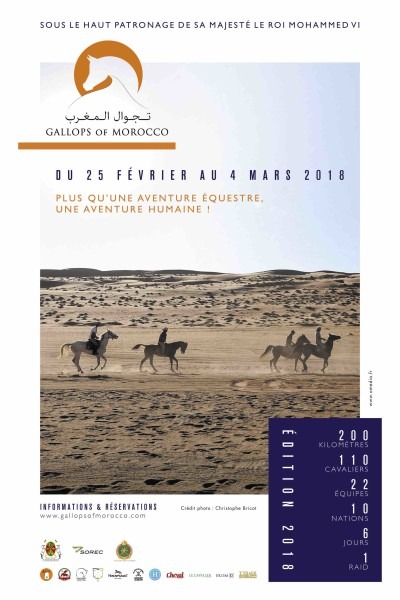 1ère édition des Gallops of Morocco, Du 25 février au 4 mars 2018