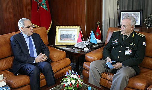 M. Loudyi reçoit le Général de Corps d’Armées Carlos Humberto Loitey, Conseiller militaire auprès du département de maintien de la paix de l’ONU