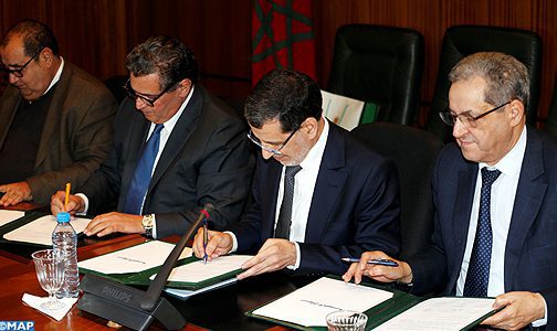 Les partis de la coalition gouvernementale signent à Rabat la Charte de la majorité, un cadre réglementaire pour une action commune