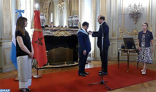 L'ambassadeur du Maroc en Argentine décoré de l'Ordre du Libertador San Martín