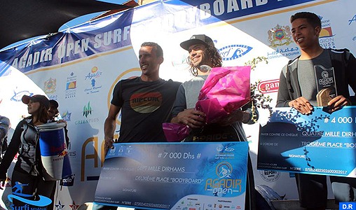 Agadir Open surf et bodyboard: Les Marocains aux premiers rangs