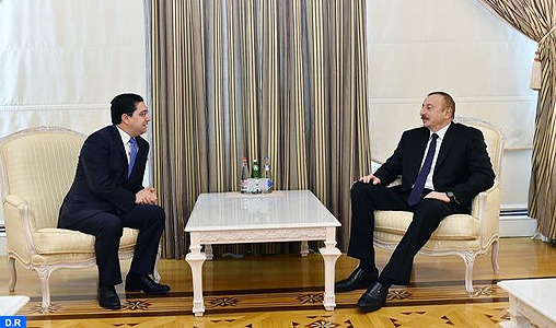 M. Bourita reçu à Bakou par le président de la République d'Azerbaïdjan