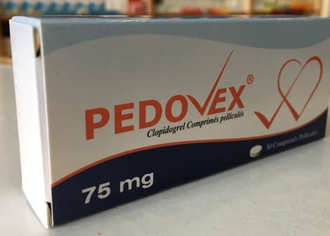 Suspension de l'autorisation de mise sur le marché du médicament Pedovex 75 mg à base du Clopidogrel