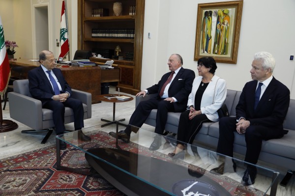 OEG rencontre M. Michel Aoun, président de la République du Liban