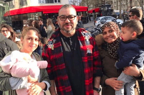 Nouvelles photos du roi Mohammed VI à Paris