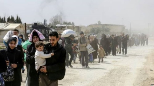 Syrie: Quelque 20.000 civils ont fui la partie rebelle de la Ghouta