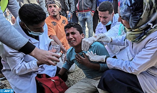 Plus de 100 palestiniens blessés par des tirs israéliens en Cisjordanie