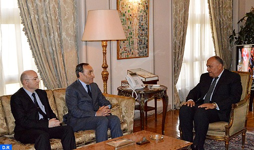 Le ministre égyptien des AE salue les relations "historiques et distinguées" de son pays avec le Maroc