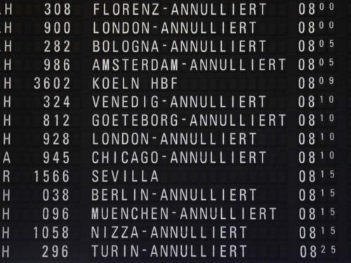 Grèves en Allemagne, quatre aéroports touchés, dont Francfort