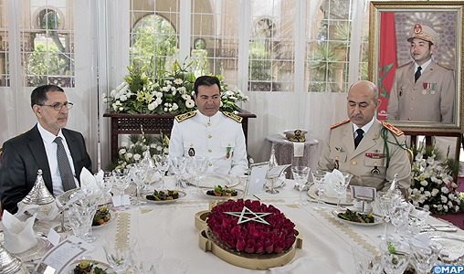 Anniversaire de la création des FAR : SAR le Prince Moulay Rachid préside un déjeuner offert par SM le Roi