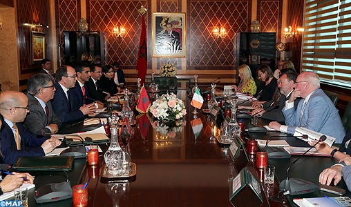 La consolidation des relations maroco-irlandaises au centre d'entretiens entre M. Benchamach et le président du Sénat irlandais