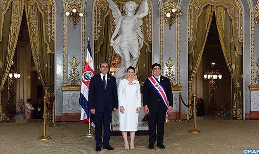 M. El Malki représente SM le Roi à la cérémonie d'investiture du nouveau président costaricain Carlos Alvarado