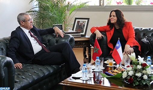 M. Benabdelkader s'entretient avec la présidente de la Chambre des députés du Chili