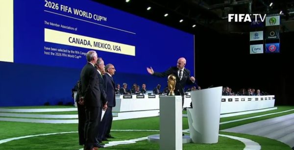 L'organisation de la coupe du monde 2026 de football attribuée au trio USA-Canada-Mexique