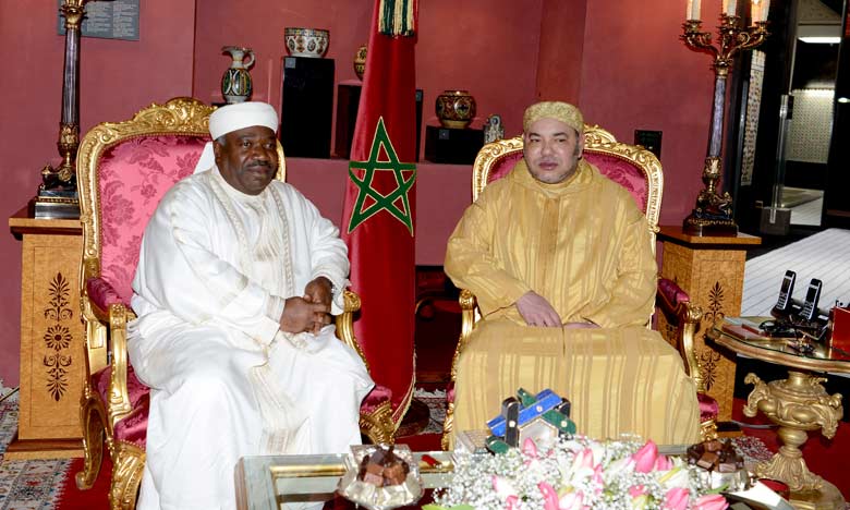 Le président gabonais félicite SM le Roi à l'occasion de la Fête du Trône