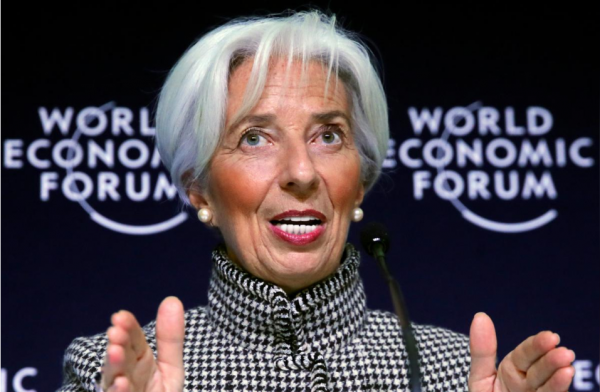 Christine Lagarde à Davos