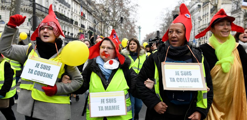 France : une grève dominicale des Gilets jaunes 100% féminine