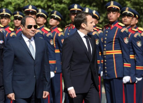 Macron en visite officielle en Egypte