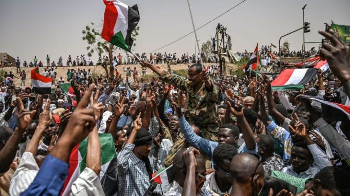 manifestants soudanais