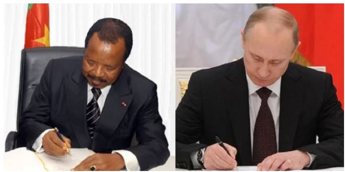 Cameroun et la Russie ont signé des accords de coopération militaires
