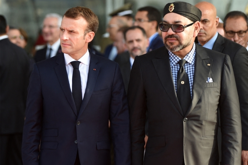 Roi Mohammed VI- Macron