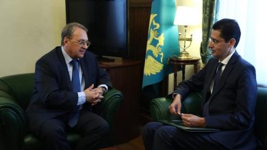 l'ambassadeur du Maroc à Moscou et le et le vice-ministre russe des AE