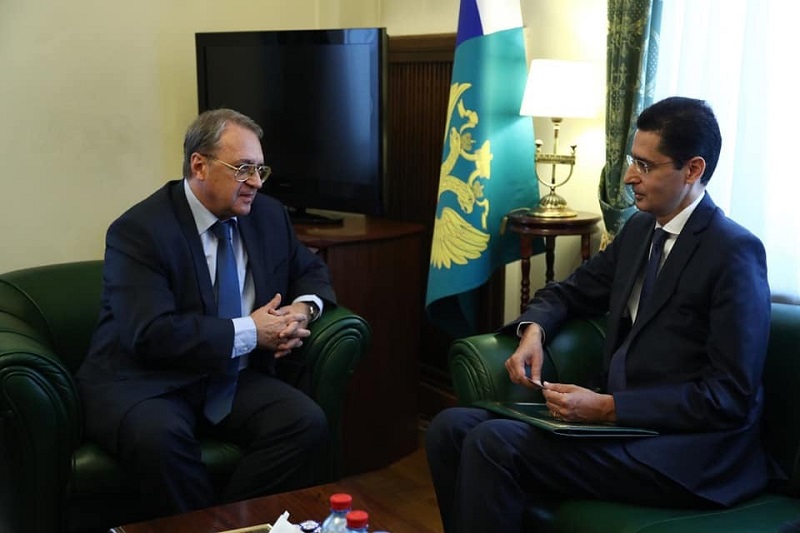 l'ambassadeur du Maroc à Moscou et le et le vice-ministre russe des AE