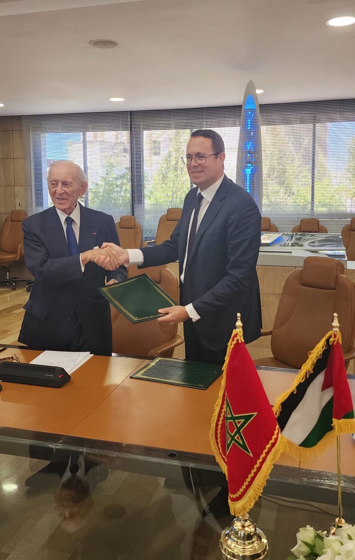 Bank of Africa and Bank of Palestine seal historic partnership, the first of its kind marked with the Seal of Royal Will