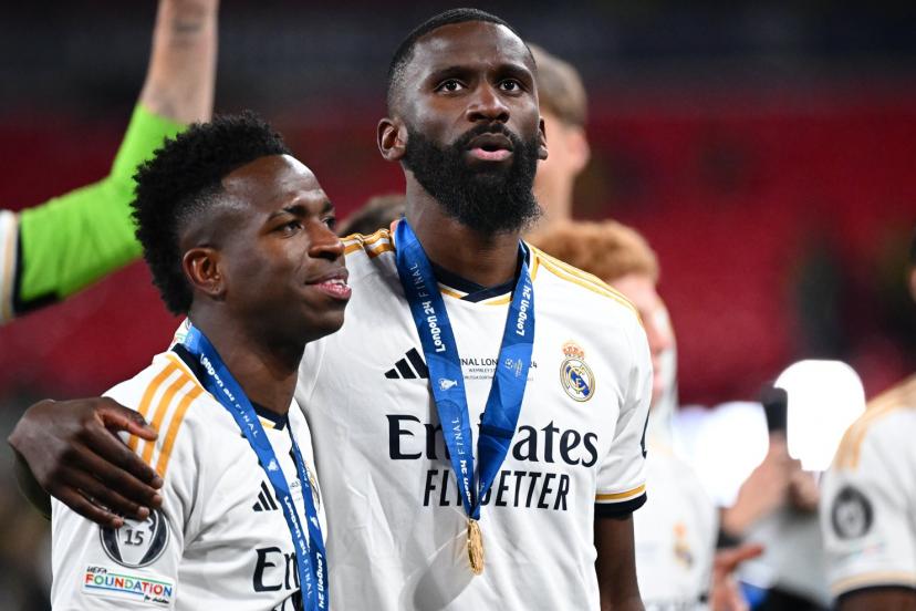 Vinicius Junior et d'Antonio Rüdiger