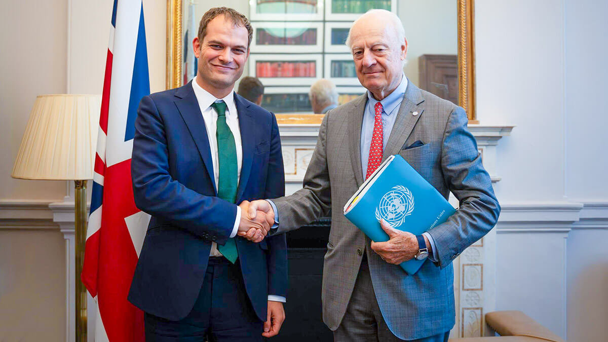 Staffan de Mistura à Londres avant la présentation du rapport de la MINURSO