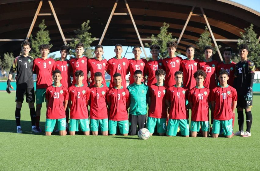 L’équipe du Maroc U15 en stage du 11 au 15 septembre au Complexe Mohammed VI de Football