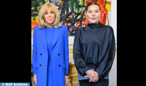 SAR la Princesse Lalla Hasnaa et Madame Brigitte Macron visitent le jardin d’essais botaniques de Rabat