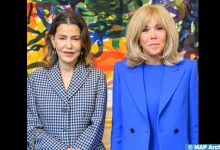 Princesse Lalla Meryem et Madame Brigitte Macron l