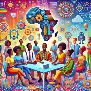 Photo Illustration IA en Afrique Générée par IA